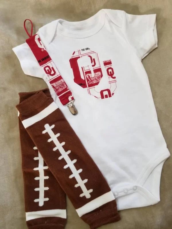 OU Sooners Onesie, Officially Licensed - Image 2